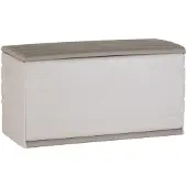 Plastiken 350L Indoor/Outdoor Chest Functional and Aesthetic Lockable with Wheels Beige