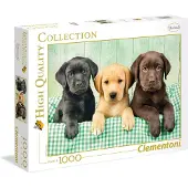 Clementoni - Puzzel - 1000 Stukjes - Drie Labradors - Puzzel Voor Volwassenen - High Quality Collection