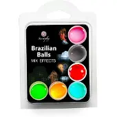 Secret Play Set 6 Brazilian Balls Mix Effect