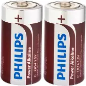 Philips Set van 2 batterijen Power Alkaline C LR14