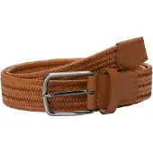 Lloyd Gevlochten riem beige, Effen