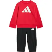 Adidas Trainingspak 'ESSENTIALS' rood / zwart / wit