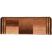 vidaXL Trapmatten zelfklevend 10 st 65x21x4 cm bruin