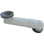 Riko Sprongbocht verstelbaar 15-35cm, inbouwhoogte 80 mm, 90-110mm aansluitingen