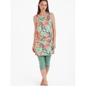 Marina Tankini 'Tankini Semi Suit 3-Teilig Mintgrün "" M2454' mintgroen