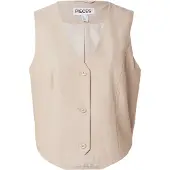Pieces Gilet 'PCBOSELLA' beige gemêleerd