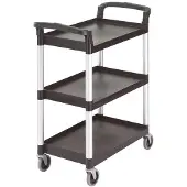 Cambro KD serveerwagen met 3 bladen zwart