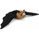 Nature Planet - Pluche vleermuis knuffeldier - 40 cm - Vliegende hond - Knuffeldier