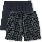 Calida Boxershorts nachtblauw / wit