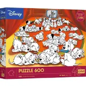 Trefl puzzel 600 stukjes - 40th anniversary - 101 Dalmatians Disney.