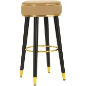 Mauro Ferretti Barkruk London Bar Stool Brown Ø 38×74 cm