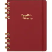 Moleskine Ongedateerde Spiral Planner - XL - Kers