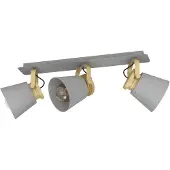 Eglo Twicken Spot - E27 - 59 cm - Grijs/Goud -Staal