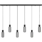 Eglo Hanglamp Maione Zwart 6xe27