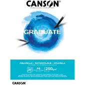Canson Aquarelblok Canson Graduate A5 250gr 20vel