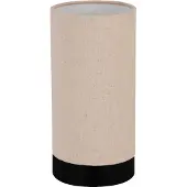 Eglo Feniglia Tafellamp - E27 - 25,5 cm - Beige/Zwart - Linnen