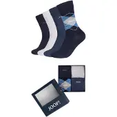 JOOP! Sokken blauw / donkerblauw / wit