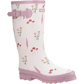 Cotswold Dames Wildflower Wellingtonboots (Roze)