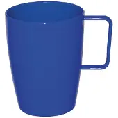 Olympia Kristallon beker met oor 28cl, blauw