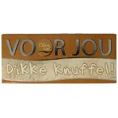 Voor Jou! Wensreep melkchocolade knuffel
