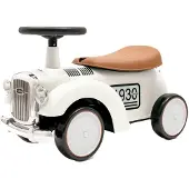 Polesie Retro loopauto beige met claxon - Kinderloopfiets