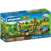 Playmobil Country Speelset Moestuin met Zitmaaier en Appelboom.