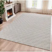 Muratap Vivant chesterfield vloerkleed laagpolig effen - 160x230 cm