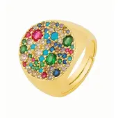 Luxenter Ring 'Lidat' gemengde kleuren