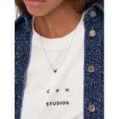Copenhagen Studios Ketting 'Balloon Hearts' zilver