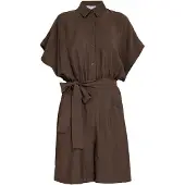 Minus Jumpsuit 'Julia' kastanjebruin