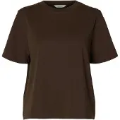 Selected femme Shirt 'SLFEssential' bruin