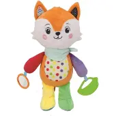 Clementoni Baby - Happy Fox - Knuffel Vos - Interactieve Knuffel - Extra Zacht