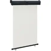 vidaXL Balkonscherm 125x250 cm crèmekleurig