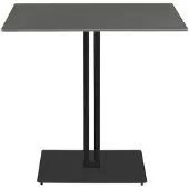 MD Interior Haley vierkante bartafel 80x80cm antraciet