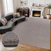 Muratap Comfy premium luxe effen vloerkleed wasbaar uni 240x340 cm