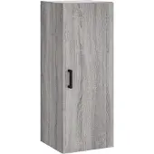 vidaXL Bovenkast 34,5x34x90 cm grijs sonoma eikenkleurig