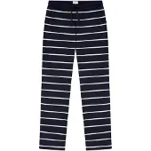 Schiesser Pyjamabroek 'Mix Relax' donkerblauw / wit