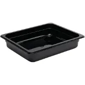 Vogue Gastronormbak Vogue, polycarbonaat, zwart, GN1/2, 65mm diep