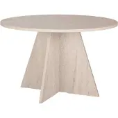 CALICOSY - Eettafel met ronde blad D120 cm - ARIA