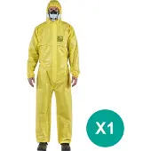 Ansell YY23T-00132-06 AlphaTec  2300 plus - model 132 chemische bescherming, geel, 2XL Maat: XXL Geel