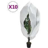 vidaXL Plantenhoezen met ritssluiting 10 st 70 g/m² 3,93x3 m