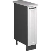 Vicco Apotheekkast Fame-Line, Wit Landhuis/Antraciet, 20 cm, WB Marmer