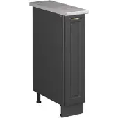 Vicco Apotheekkast Fame-Line, Anthrazit-Gold Landhaus/Antraciet, 20 cm, WB Marmer