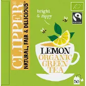 Clipper thee Clipper - Biologische Thee - Green Tea Lemon - Groene Thee Citroen - 4 x 50 theezakjes