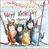 Ambiente Lunch Servetten - Cats birthday