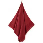 Zwoltex Luxe Egyptisch Katoenen Handdoek PAULO 3 Rood 70x140cm Antibacterieel