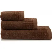 Zwoltex Luxe Paulo 3 Handdoek 50x100cm Katoen Bruin