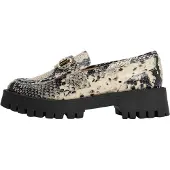 Steve madden Dames/Dames Slangenprint Loafers (Licht Beige)