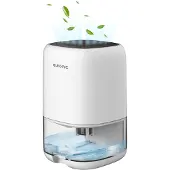 Auronic Luchtontvochtiger – 450 ml/dag – 1000 ml Reservoir – LED Sfeerlamp – Compact & Energiezuinig – Voor 10-20 m²