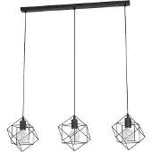 Eglo 43361 Straiton Hanglamp Staal Zwart - 3 x E27